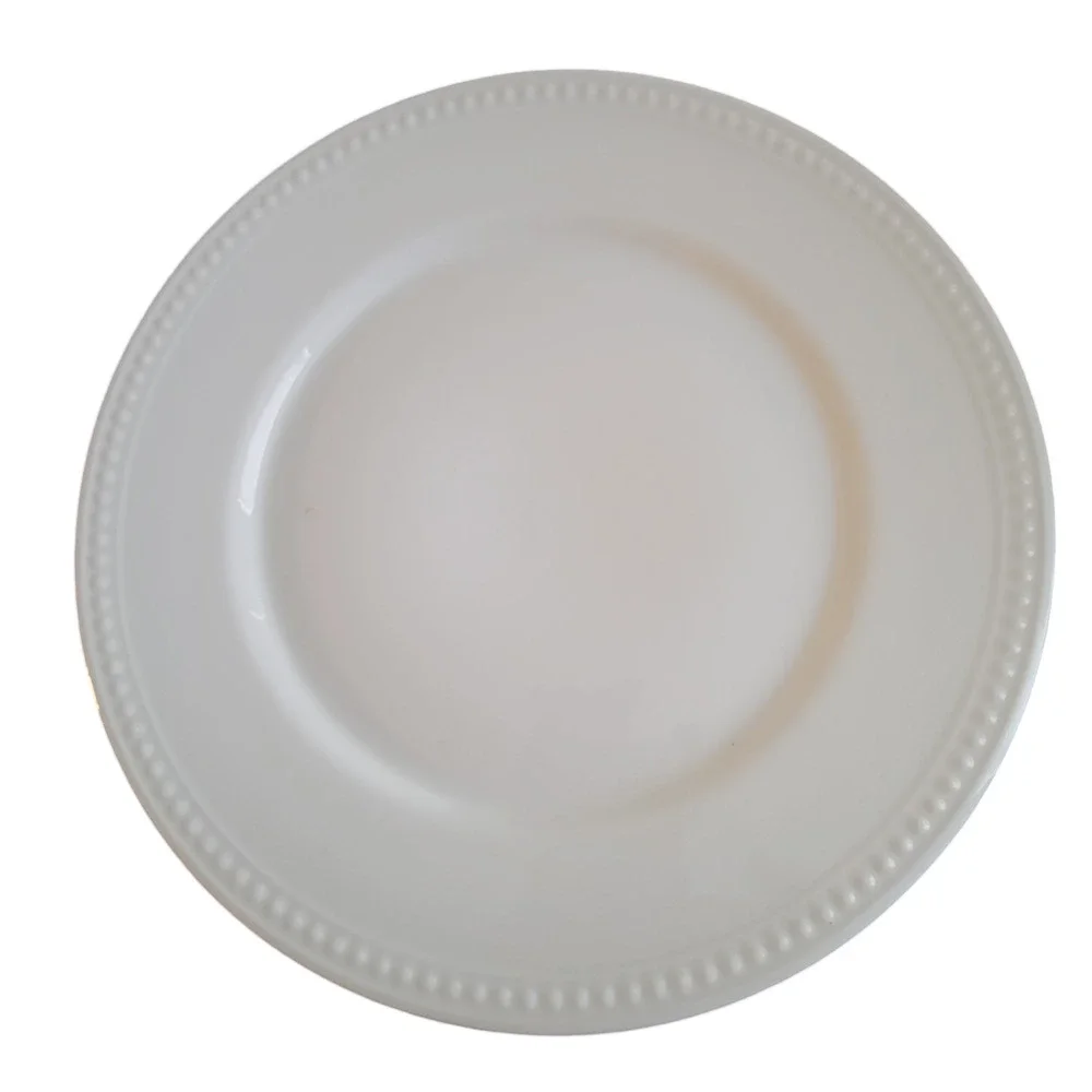 Better‎ Homes & Gardens Sophia Dinner Plates Hobnail Farmhouse Design Set Two